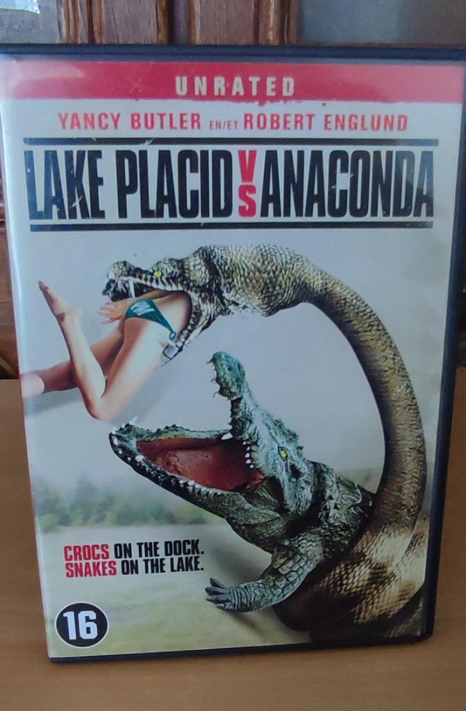 LAKE PLACID VS ANACONDA - dvd (Robert Englund), Cd's en Dvd's, Ophalen of Verzenden, Gebruikt, Monsters