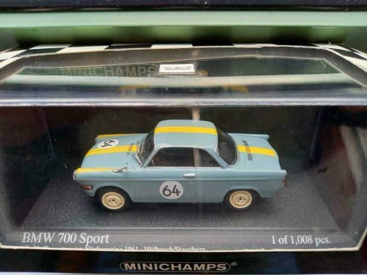 BMW 700 minichamps miniature 1/43 1/1008 pièces, Hobby & Loisirs créatifs, Enlèvement ou Envoi, Comme neuf