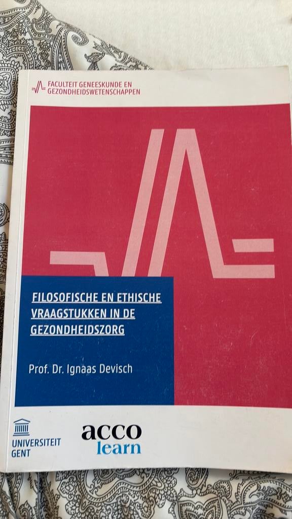 Filosofische en ethische vraagstukken in de gezondheidszorh, Boeken, Ophalen of Verzenden, Gelezen