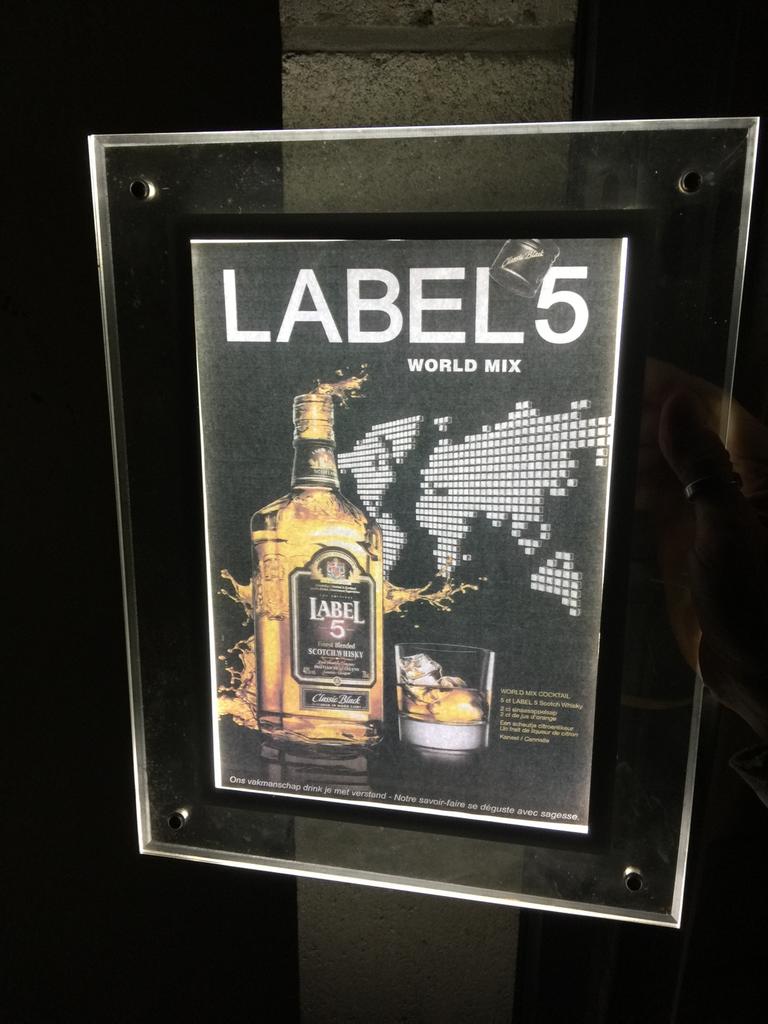 Drie licht reclame borden, Ophalen of Verzenden, Gebruikt