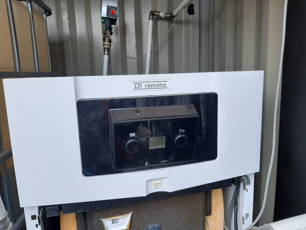 Zwembad verwarmen met warmwaterunit in compacte container, Tuin en Terras, Ophalen, Gebruikt, Verwarming