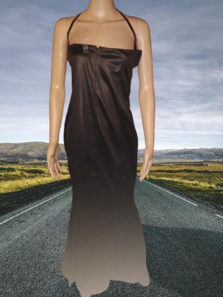 Prachtig lang kleed artnr 595, Kleding | Dames, Jurken, Zwart, Maat 46/48 (XL) of groter, Nieuw, Ophalen of Verzenden