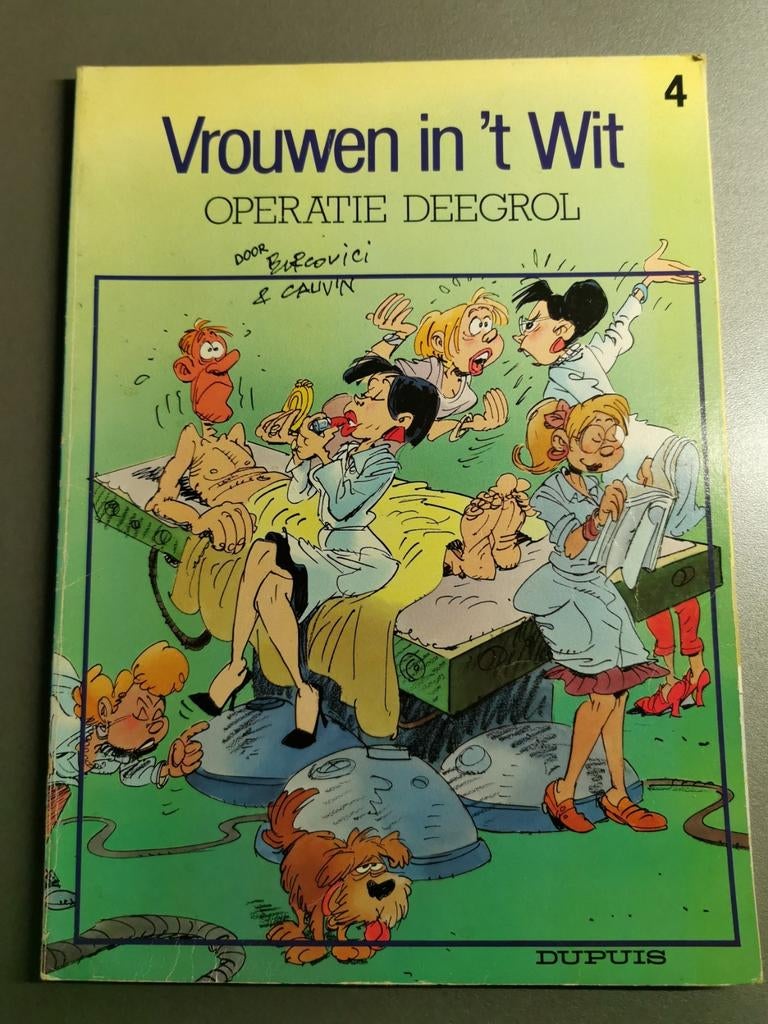 Strip Vrouwen in 't Wit, Gelezen, Eén stripboek, Ophalen of Verzenden, Bercovici
