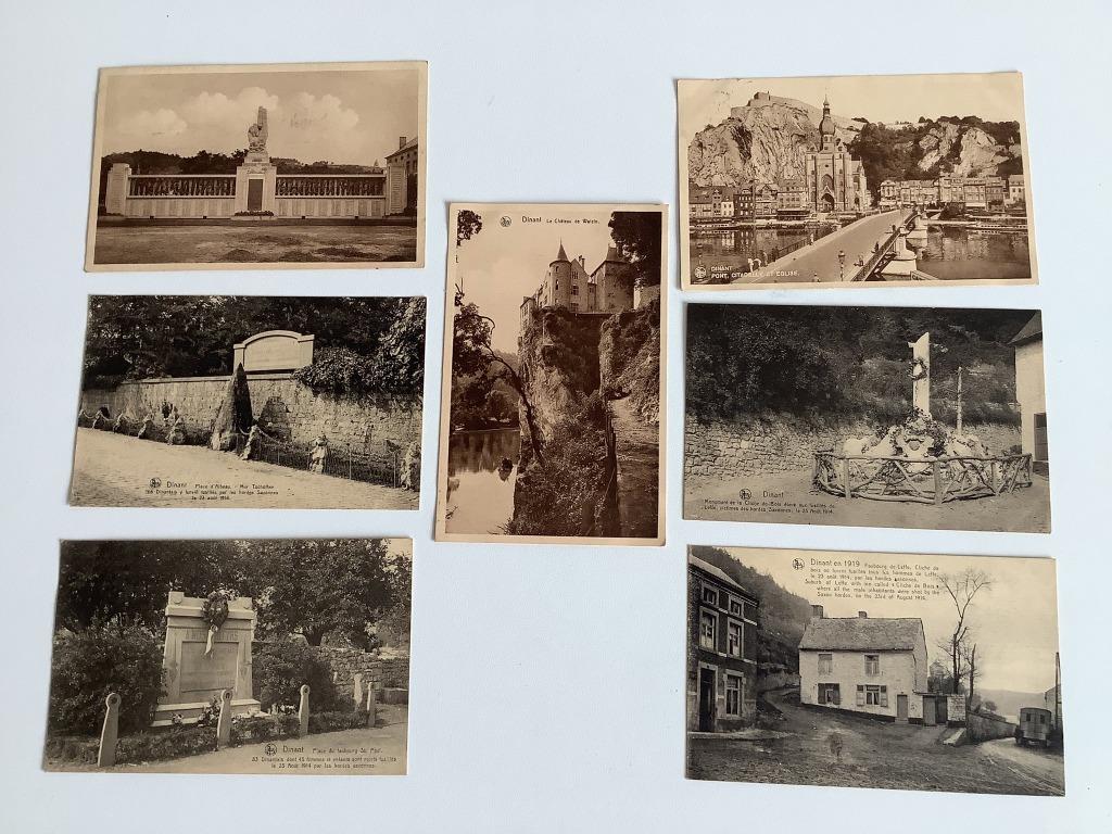 7 cartes postales anciennes Dinant, Collections, Enlèvement ou Envoi, Avant 1920, Namur