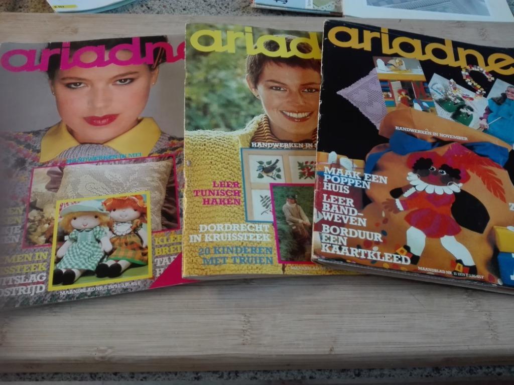 boeken  hobby handwerk ariadne breien kruissteek interieur., Hobby en Vrije tijd, Verzenden, Zo goed als nieuw