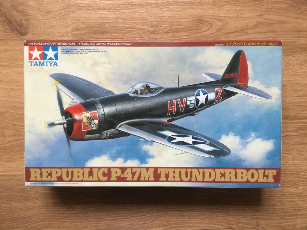 TAMIYA 61096 P47M Thunderbolt + EDUARD FE354 1/48ème, Enlèvement ou Envoi, Comme neuf