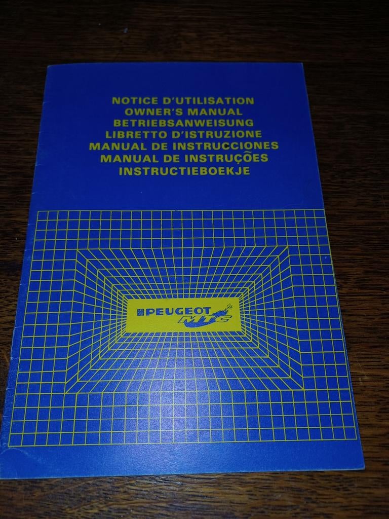 Peugeot MTC bromfiets gebruikershandleiding, Fietsen en Brommers, Ophalen of Verzenden