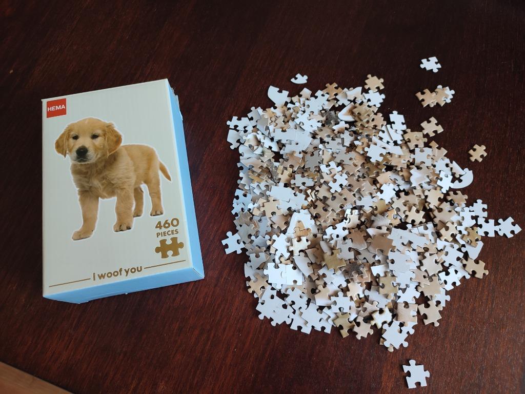 Hema puzzel - Labrador puppy, Enlèvement ou Envoi, Comme neuf