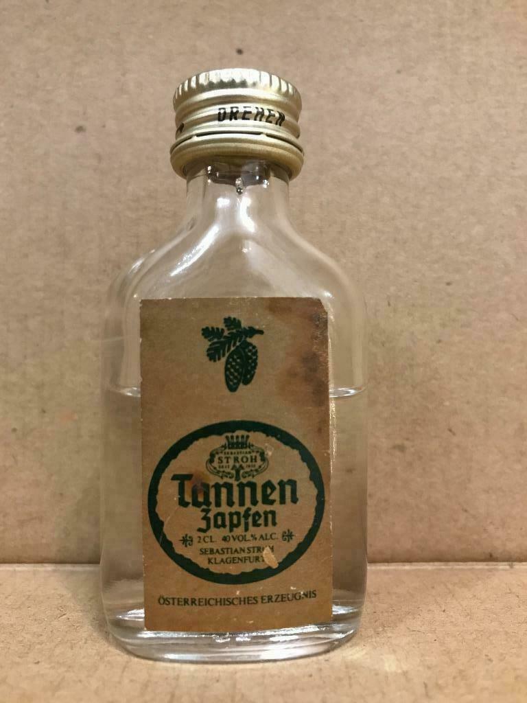 Stroh Tunnen Zapfen - Alcoholmonster - 2 cl - Oostenrijk, Verzamelen, Ophalen of Verzenden, Gebruikt, Overige gebieden, Overige typen