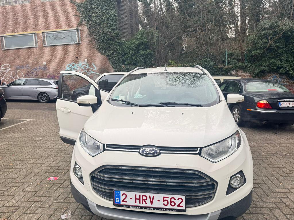 Ford EcoSport 2015 – Essence – Automatique – Très propre, Automaat, Ecosport, Wit, 5 zetels