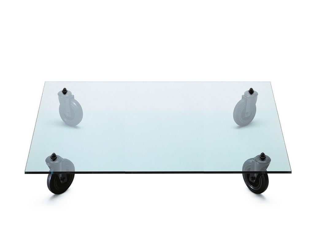 Fontana Arte glazen design salontafel - perfecte staat, Huis en Inrichting, Ophalen