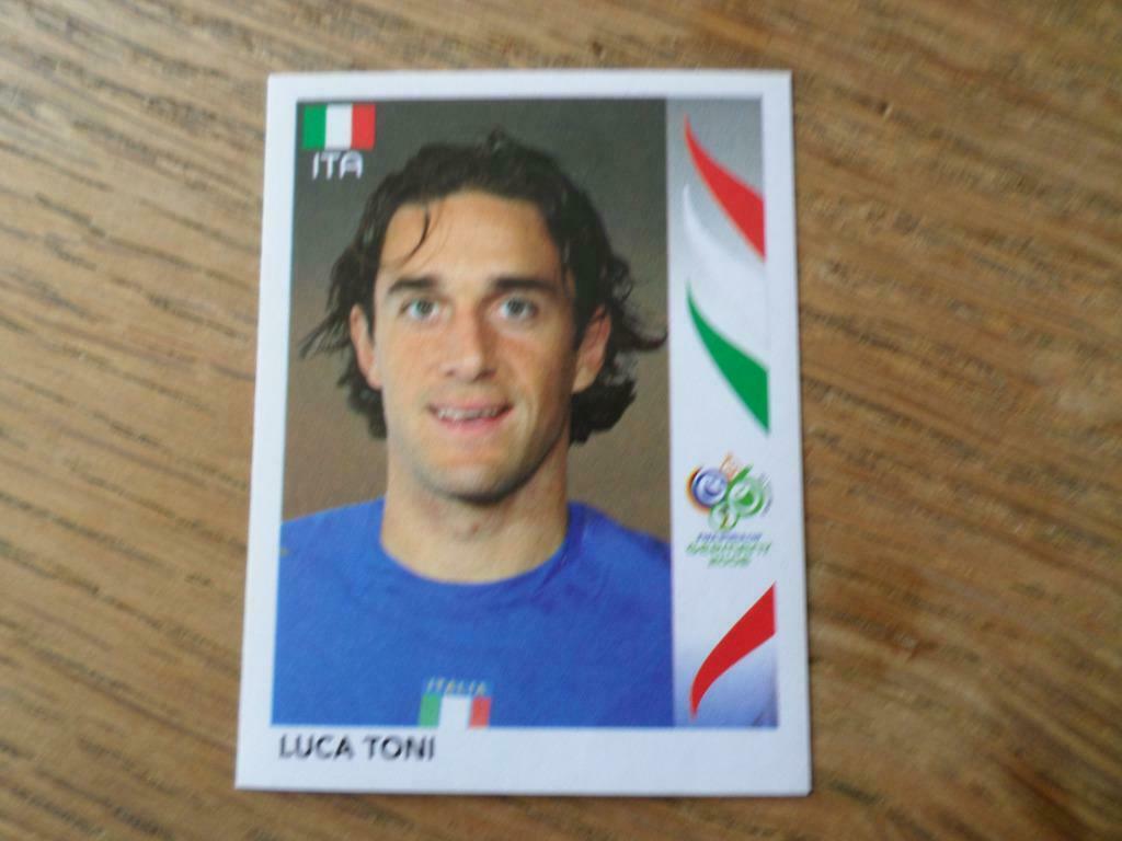 Luca TONI (Italie) Panini WK 2006 Allemagne nº337., Collections, Enlèvement ou Envoi, Neuf, Sport