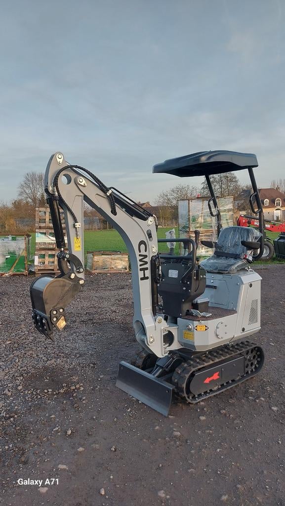 NIEUWE minigraver 800kg 70cm breedte! TOPPER!, Enlèvement, Excavatrice