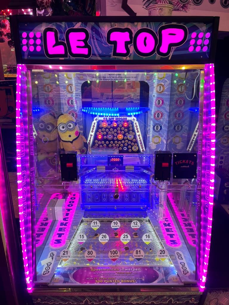 Le top salon des distributeurs automatique de jeux de glisse, Autres monnaies, Enlèvement, Comme neuf, Avec clés