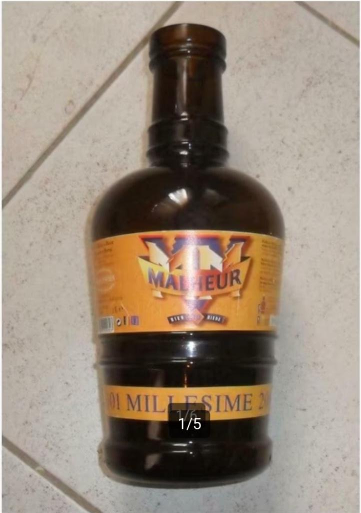 Collector item Malheur 2001 Millesime lege bierfles, Verzamelen, Ophalen of Verzenden