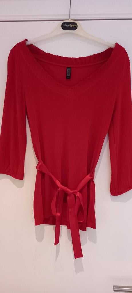 ONLY rode blouse, Only, Ophalen of Verzenden, Zo goed als nieuw, Maat 36 (S)