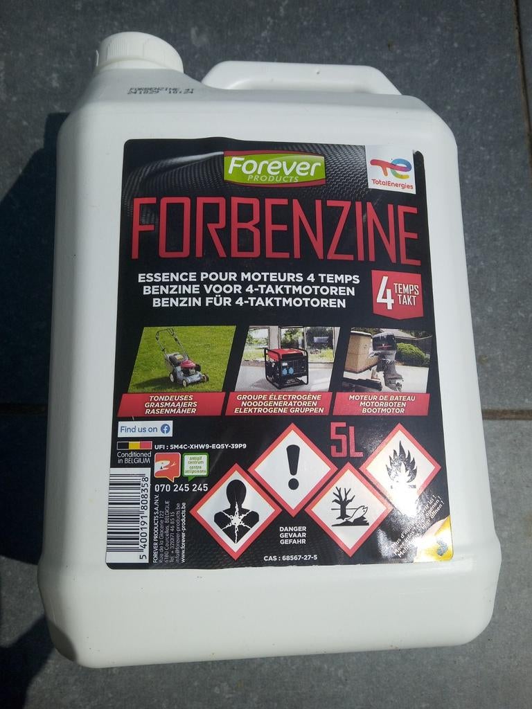 Benzine 5l voor grasmaaier, Ophalen