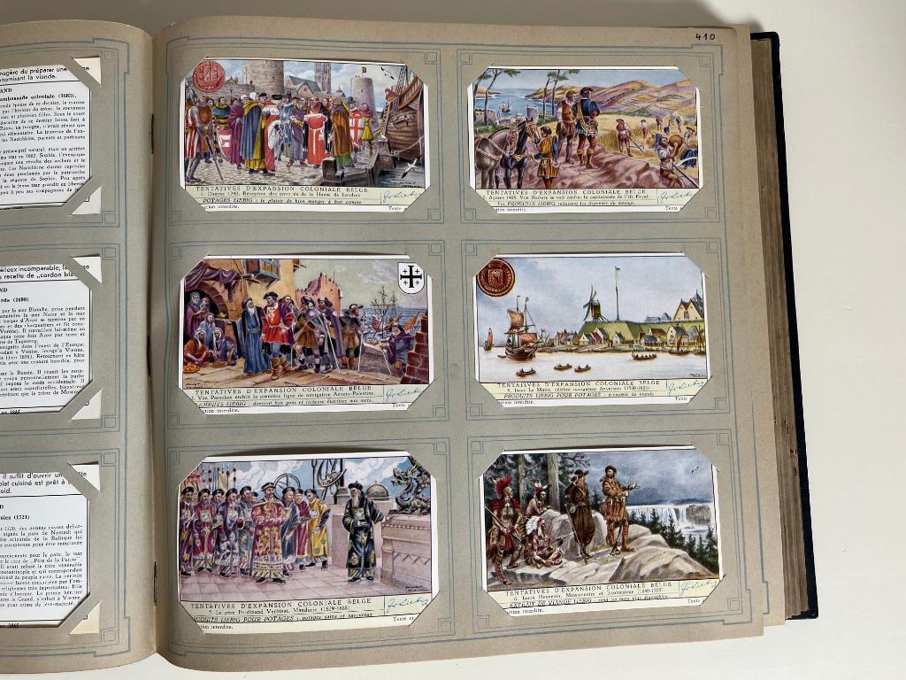 Liebig, album complet - Expansion coloniale - 1952/1955, Envoi, 1940 à 1960, Gravure