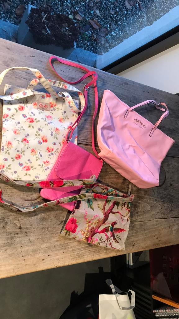 Set 4 meisjes tasjes, Ophalen of Verzenden