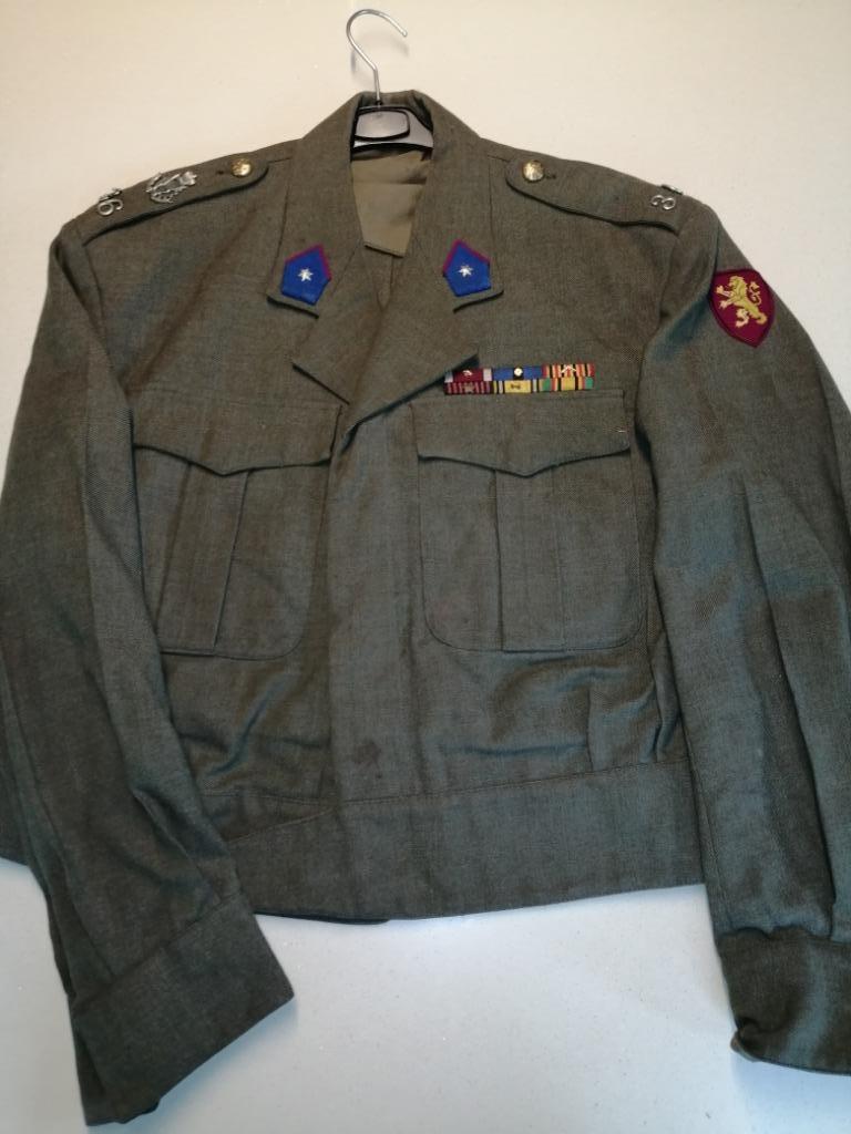 BELGIQUE - ABL - BLOUSON 36 LOG - VETERAN 40 / 45 - 1965, Ophalen of Verzenden, Landmacht, Kleding of Schoenen