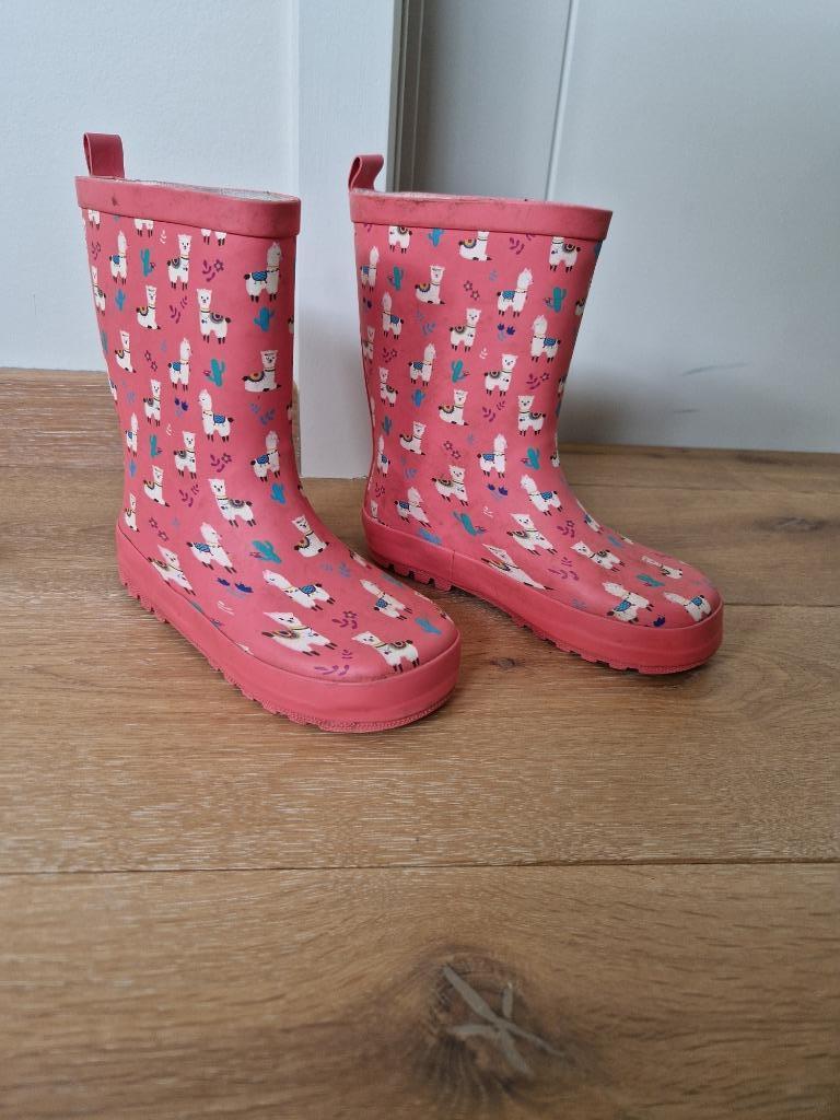Roze kinderlaarzen thema alpaca, Gebruikt, Meisje, Ophalen of Verzenden, Laarzen