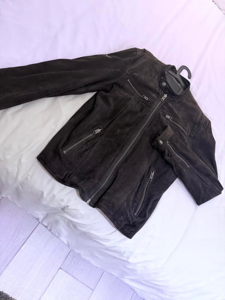 Blouson cuir de la marque anglaise superdry état 9, Vêtements | Hommes, Vestes | Hiver, Comme neuf, Enlèvement