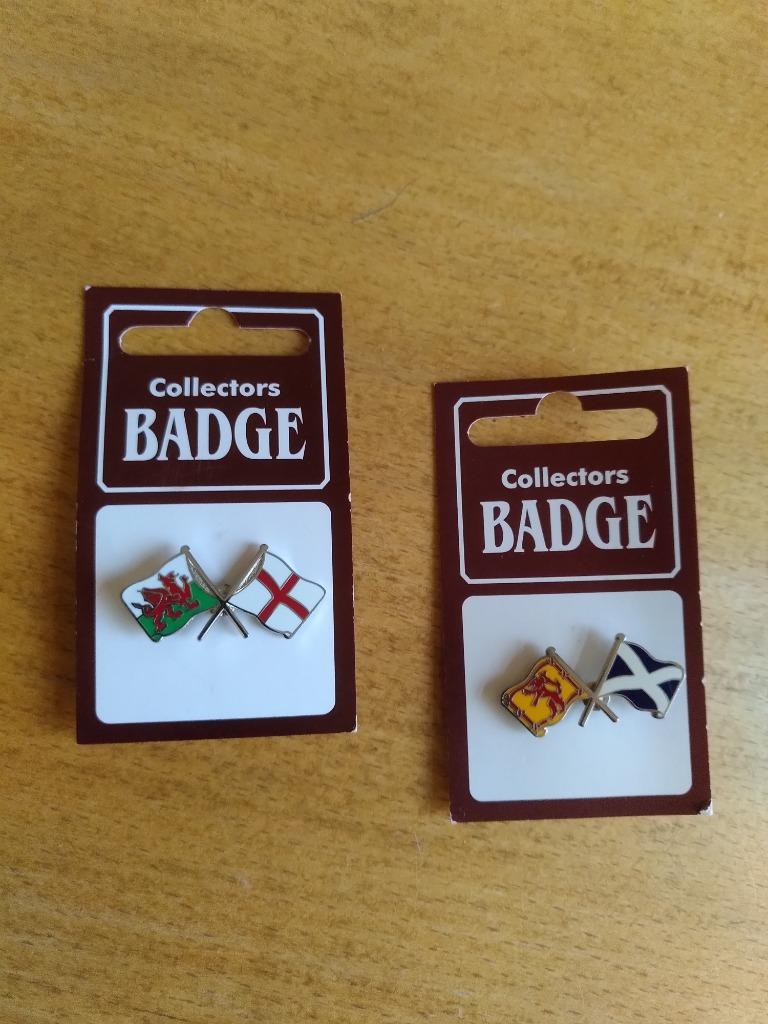 Badge épinglette Collector Écosse Pays deGalles Angleterre, Collections, Enlèvement ou Envoi, Neuf, Ville ou Campagne, Insigne ou Pin's