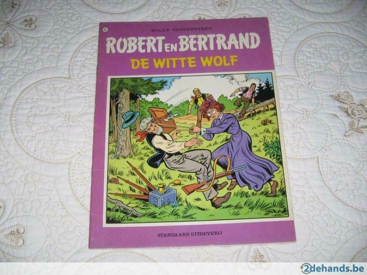 Robert en Bertrand nr 44 : De witte wolf - 1 DRUK, Envoi, Utilisé