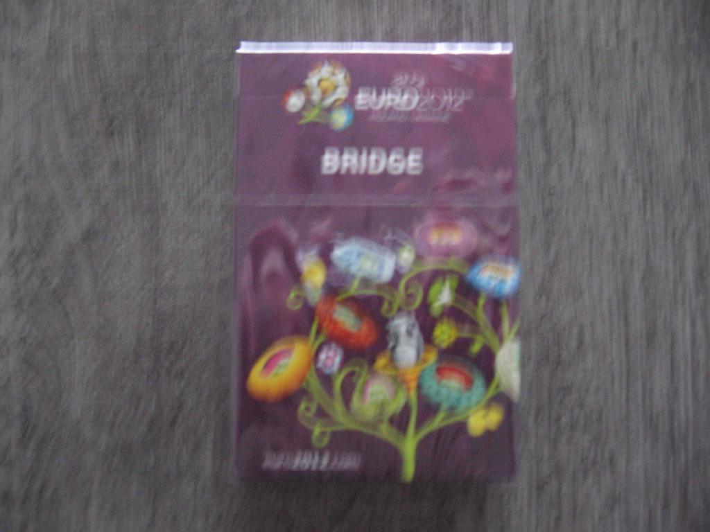 BRIDGE SPEELKAARTEN uefa euro 2012-rode duivels !!!!!!!!!!!!, Ophalen of Verzenden, Nieuw, Speelkaart(en)