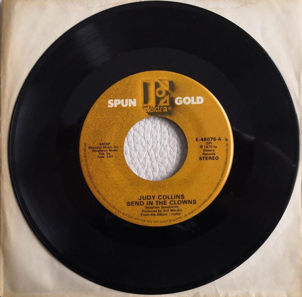 JUDY COLLINS - Send in the clowns (single), Enlèvement ou Envoi, Utilisé, Pop
