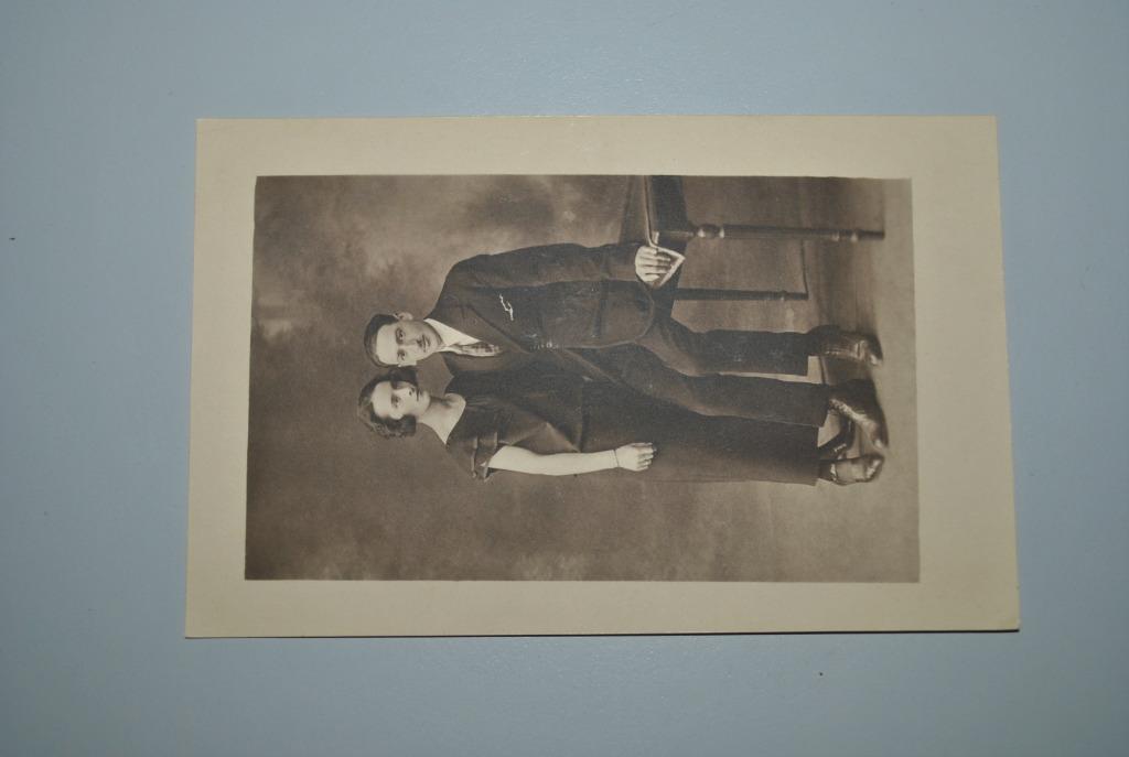 France/Belgique? 1924 Photo couple? 14 x 9 cm, Verzenden, Foto