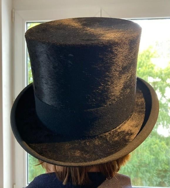 Hoge hoed van Armand Lammens ( jaar +- 1896), Antiek en Kunst, Ophalen, Heren