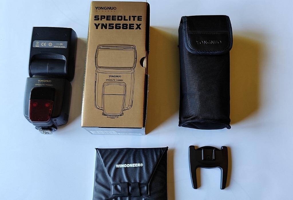 EX568Flash Yongnuo Speedlite YN568EX pour Nikon APSC, Audio, Tv en Foto, Foto | Flitsers, Zo goed als nieuw, Overige merken, Kantelbaar