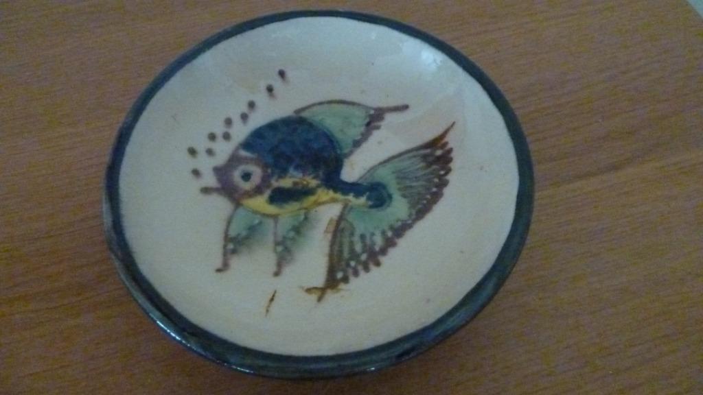 Plat Céramique Poisson  * 14 cm, Enlèvement ou Envoi