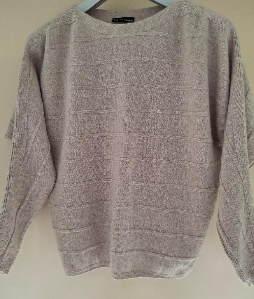 100 % cashmere trui -  C&A  (maat 38), Ophalen of Verzenden, Zo goed als nieuw, Maat 38/40 (M), Beige