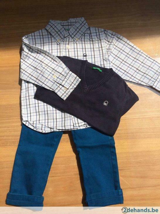 Setje jongen 86 (blauw), Ophalen of Verzenden, Gebruikt, Jongetje, Setje