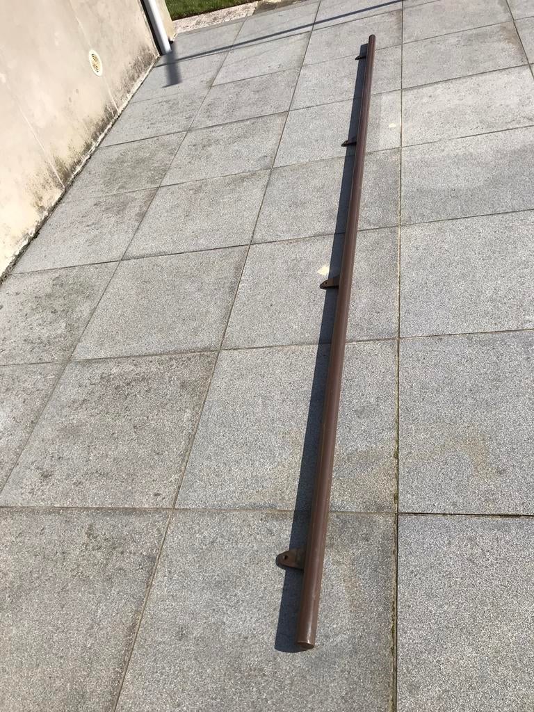 Ijzeren leuning in staat dat zich bevind L= 3,50 M, Ophalen, Gebruikt