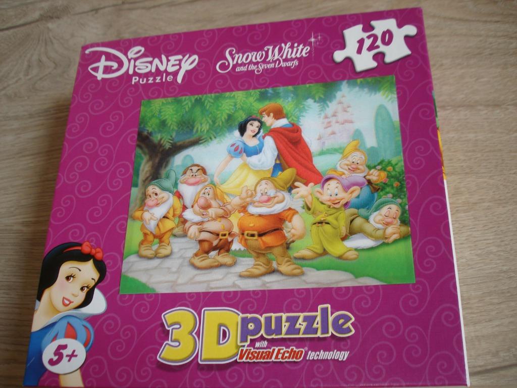disney sneeuwwitje puzzel 3D, Verzamelen, Ophalen of Verzenden, Nieuw