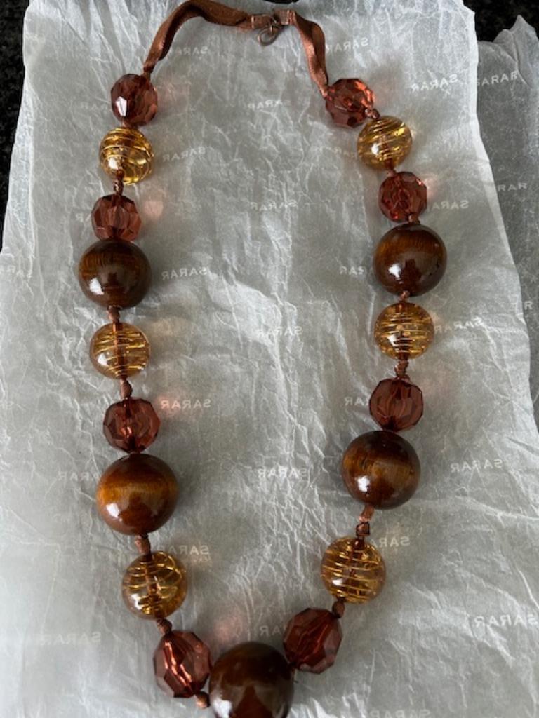juwelen, Bijoux, Sacs & Beauté, Colliers, Enlèvement, Neuf, Brun, Autres matériaux