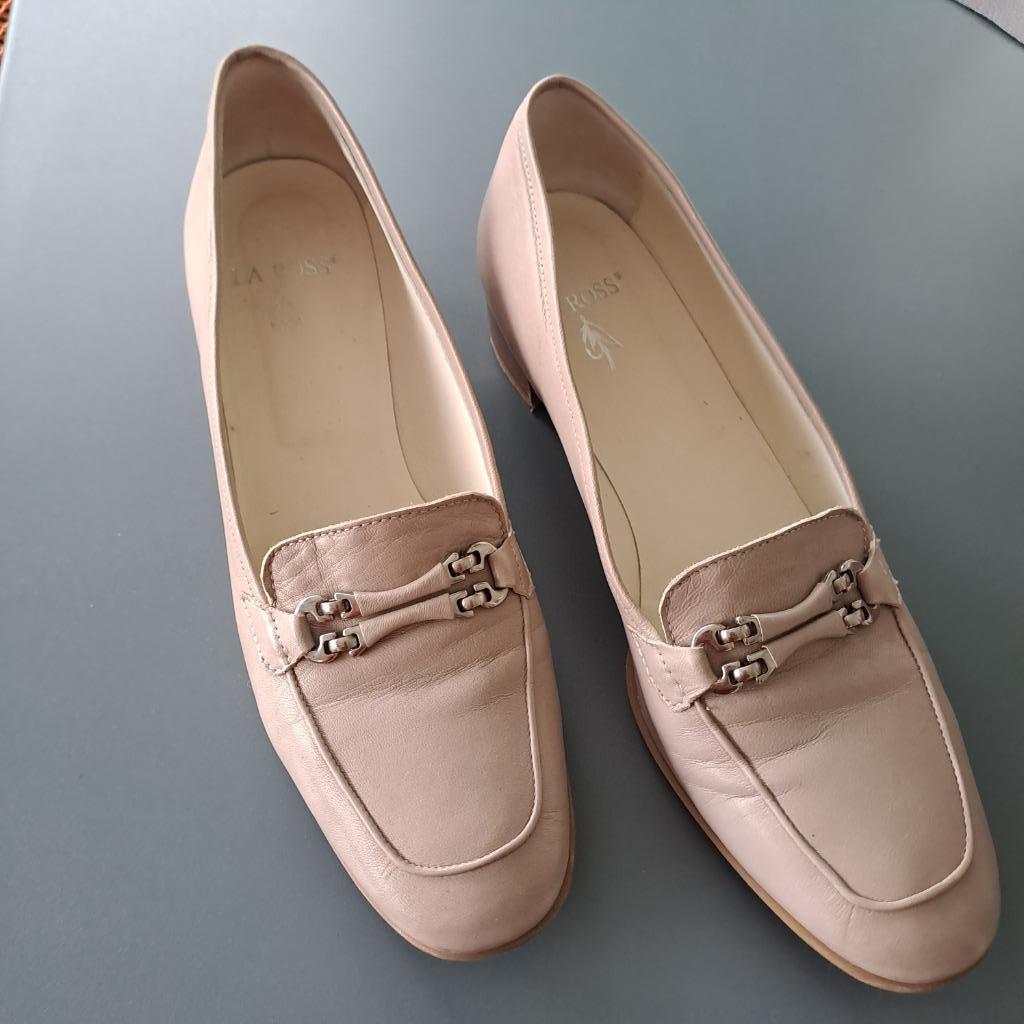 Chaussures femme en cuir beige La Ross, Enlèvement ou Envoi, Beige