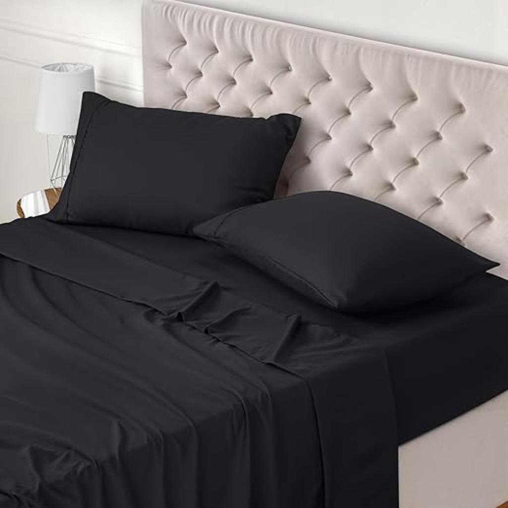 Utopia Bedding | 180 x 200 | Beddengoed | zwart | Nieuw