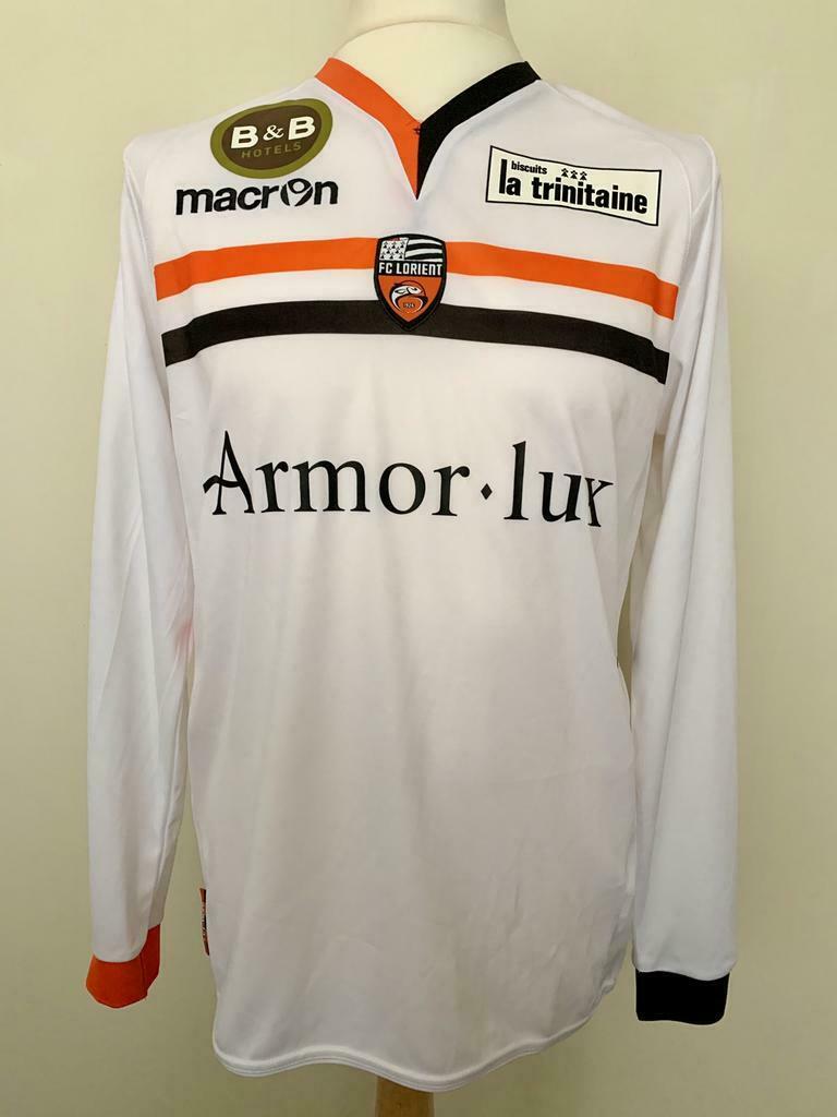 FC Lorient 2013-2014 away Abdullah match prepared shirt, Taille M, Enlèvement ou Envoi, Utilisé, Maillot