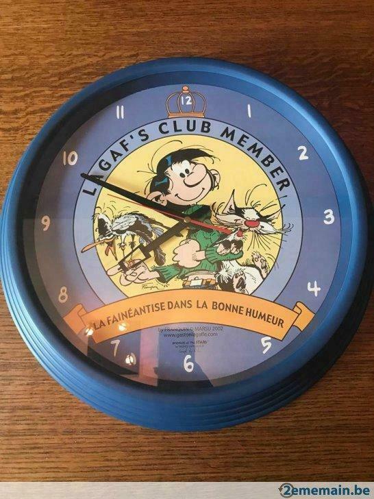 Horloge  « Gaston Lagaffe » ., Ophalen, Gebruikt