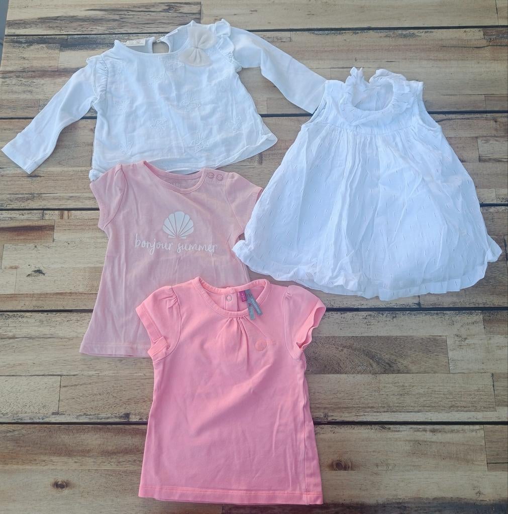 Ensemble de vêtements pour bébés pour filles 56/62, Kiabi, Enlèvement ou Envoi, Ensemble, Utilisé