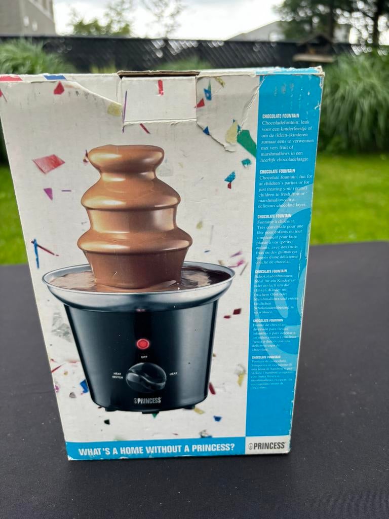 Chocoladefontein, Elektronische apparatuur, Fonduesets, Ophalen of Verzenden, Zo goed als nieuw