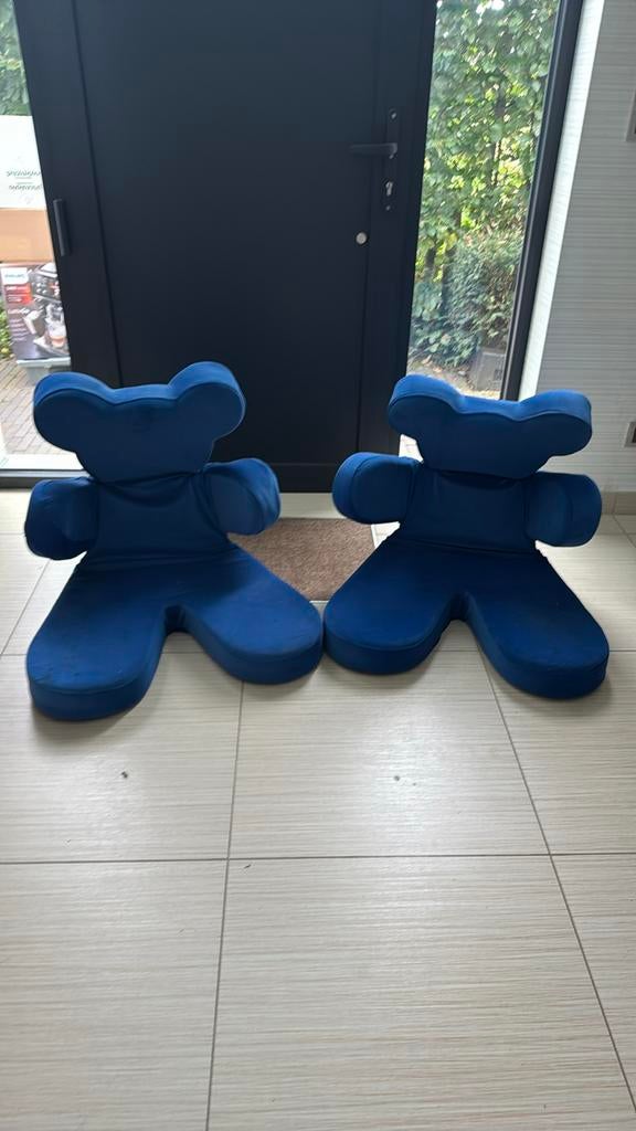 2 stuks zeldzame vintage Ikea PS Brum Blue Bear kinderstoel, Ophalen, Gebruikt, Overige typen