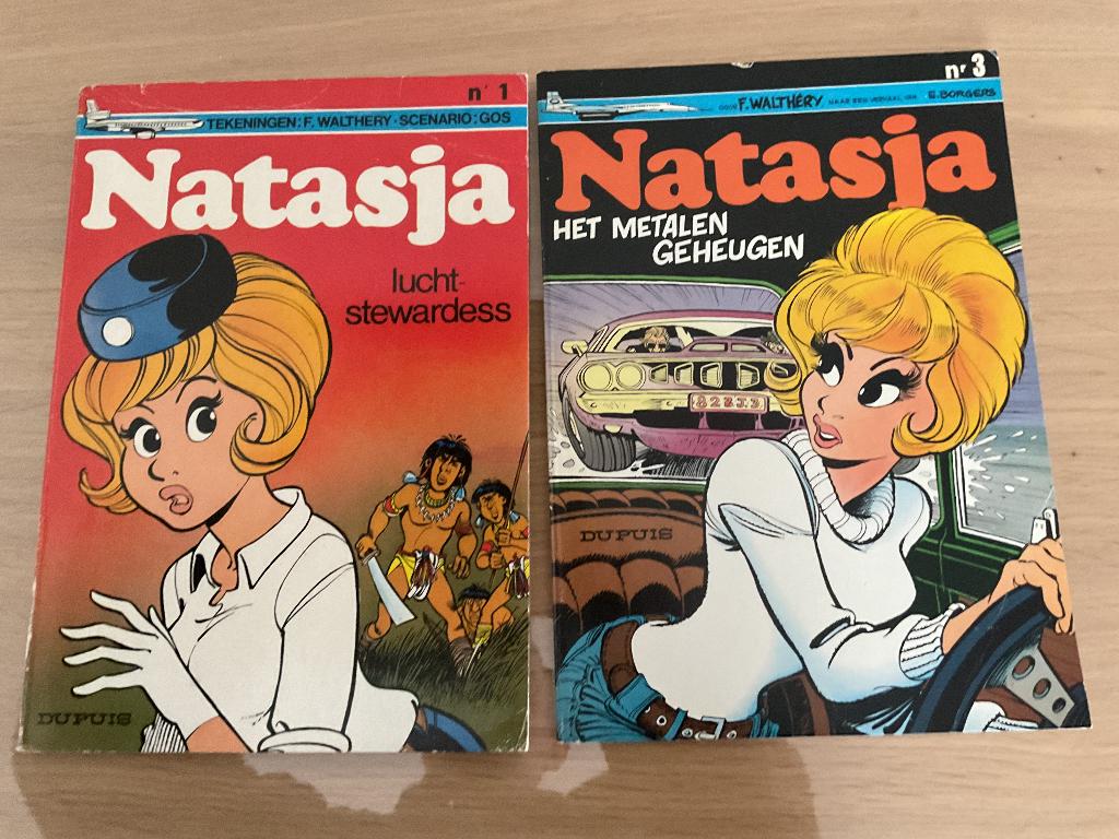 Natasja, Meerdere stripboeken, Ophalen of Verzenden, Gelezen, Francois Walthery