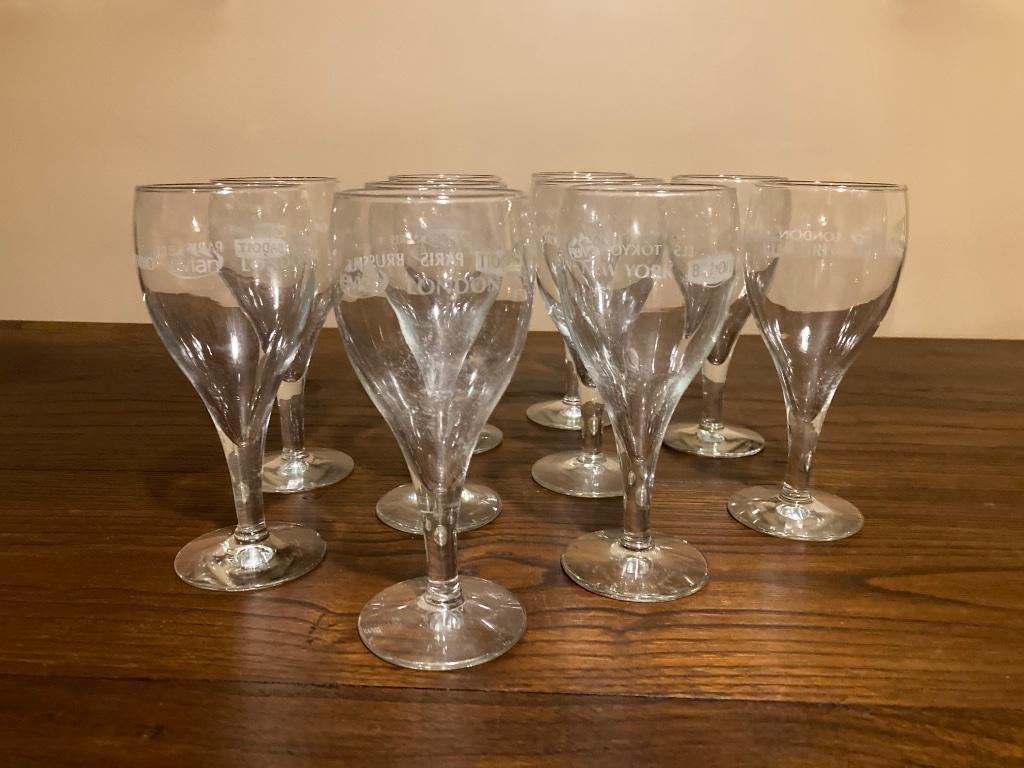 WATER/WIJN GLAZEN MET OPSCHRIFT - 10 stuks, Enlèvement, Neuf, Autres types