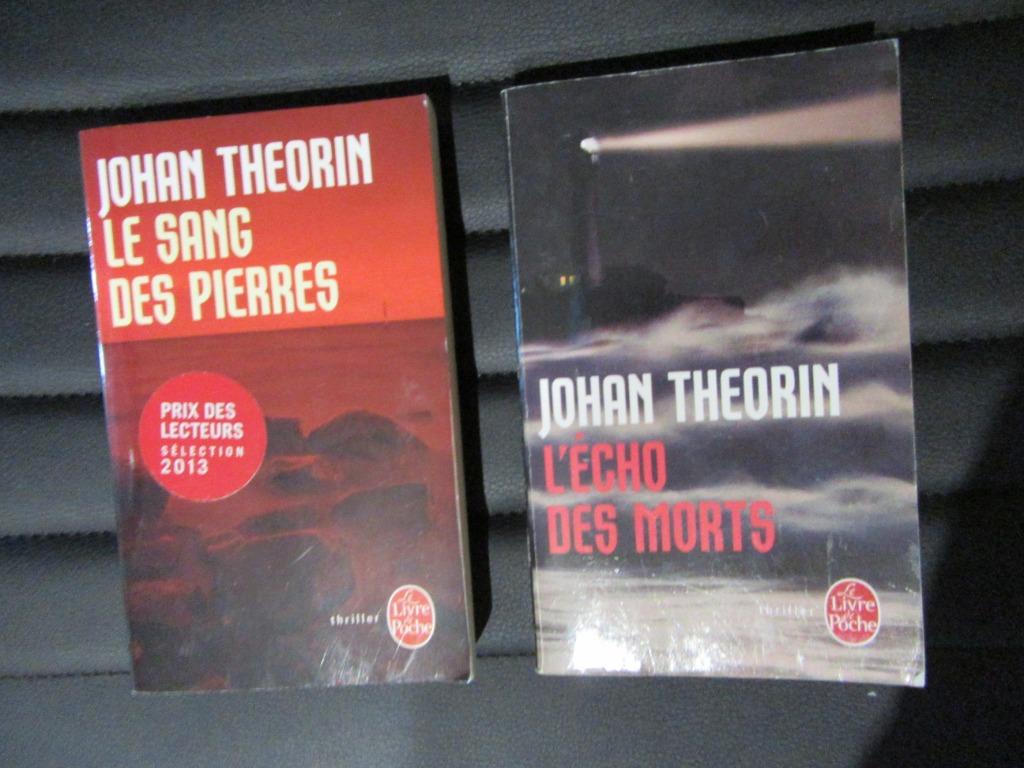 E lot de 2 romans de Johan Theorin éd Livre de Poche, Enlèvement, Utilisé