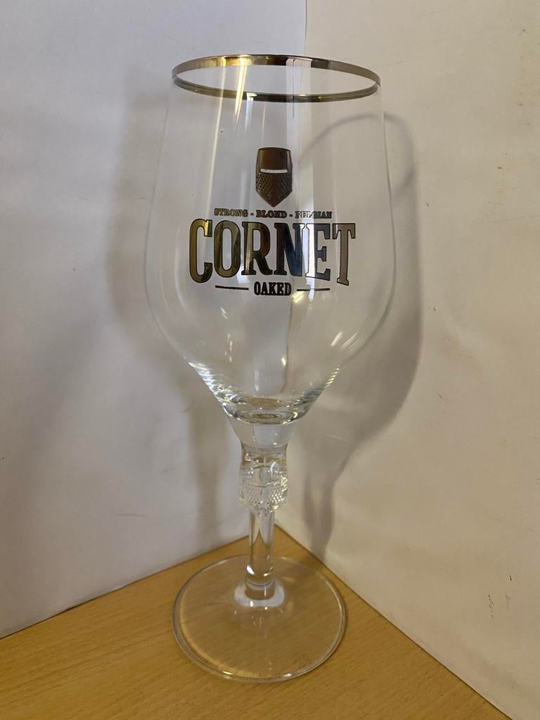 Zeldzaam Zilver Cornet bierglas 33cl / 50cl M23, Verzamelen, Ophalen of Verzenden